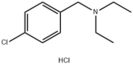 [(4-chlorophenyl)methyl]diethylamine hydrochloride Structure