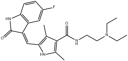 (E)-Sunitinib 구조식 이미지