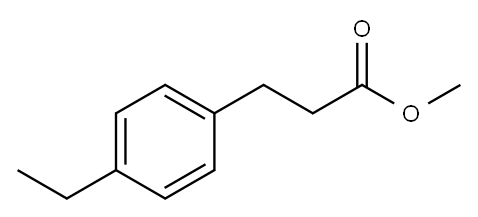 methyl 3-(4-ethylphenyl)propanoate Structure