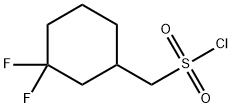 Cyclohexanemethanesulfonyl chloride, 3,3-difluoro- 구조식 이미지