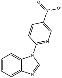 1H-Benzimidazole, 1-(5-nitro-2-pyridinyl)- Structure