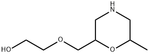 Ethanol, 2-[(6-methyl-2-morpholinyl)methoxy]- Structure