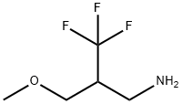 2-(trifluoromethyl)-3-methoxypropan-1-amine 구조식 이미지