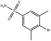 Benzenesulfonamide, 4-bromo-3,5-dimethyl- Structure