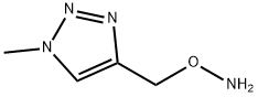 O-((1-Methyl-1H-1,2,3-triazol-4-yl)methyl)hydroxylamine 구조식 이미지