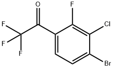 Ethanone, 1-(4-bromo-3-chloro-2-fluorophenyl)-2,2,2-trifluoro- Structure