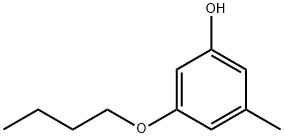 Phenol, 3-butoxy-5-methyl- Structure