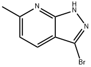 1H-Pyrazolo[3,4-b]pyridine, 3-bromo-6-methyl- Structure