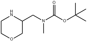 Carbamic acid, methyl(3-morpholinylmethyl)-, 1,1-dimethylethyl ester (9CI) Structure