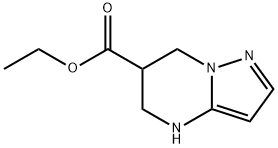 Pyrazolo[1,5-a]pyrimidine-6-carboxylic acid, 4,5,6,7-tetrahydro-, ethyl ester 구조식 이미지