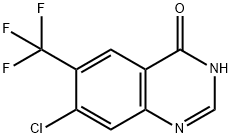 4(3H)-Quinazolinone, 7-chloro-6-(trifluoromethyl)- 구조식 이미지