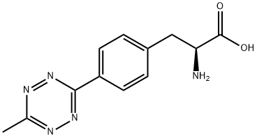 L-Phenylalanine, 4-(6-methyl-1,2,4,5-tetrazin-3-yl)- Structure