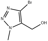 (4-bromo-1-methyl-1H-1,2,3-triazol-5-yl)methanol Structure