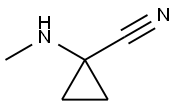 Cyclopropanecarbonitrile, 1-(methylamino)- Structure