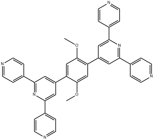 1,4-bis(methoxy)-2,5-bis(4,2':6',4"-terpyridin-4'-yl)benzene Structure