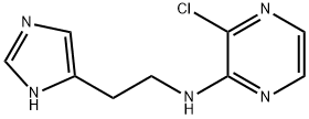 2-Pyrazinamine, 3-chloro-N-[2-(1H-imidazol-5-yl)ethyl]- Structure