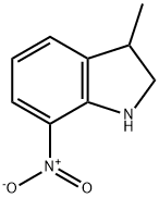 1H-Indole, 2,3-dihydro-3-methyl-7-nitro- Structure
