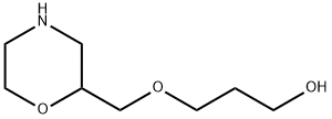 1-Propanol, 3-(2-morpholinylmethoxy)- Structure