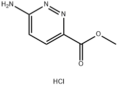 Methyl 3-aminopyridazine-6-carboxylate hydrochloride Structure