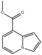 8-Indolizinecarboxylic acid, methyl ester Structure