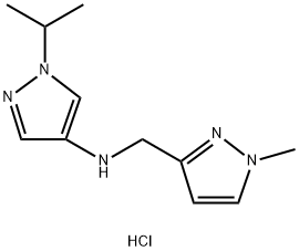 1-isopropyl-N-[(1-methyl-1H-pyrazol-3-yl)methyl]-1H-pyrazol-4-amine Structure