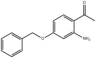 Ethanone, 1-[2-amino-4-(phenylmethoxy)phenyl]- Structure