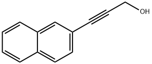 2-Propyn-1-ol, 3-(2-naphthalenyl)- Structure