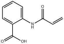 Benzoic acid, 2-[(1-oxo-2-propen-1-yl)amino]- Structure