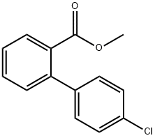 [1,1'-Biphenyl]-2-carboxylic acid, 4'-chloro-, methyl ester Structure