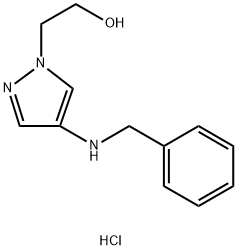 2-[4-(benzylamino)-1H-pyrazol-1-yl]ethanol Structure