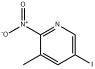 Pyridine, 5-iodo-3-methyl-2-nitro- Structure