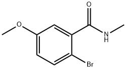 Benzamide, 2-bromo-5-methoxy-N-methyl- Structure