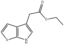 6H-Thieno[2,3-b]pyrrole-4-acetic acid, ethyl ester Structure