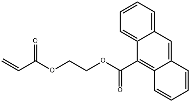 9-Anthracenecarboxylic acid, 2-[(1-oxo-2-propen-1-yl)oxy]ethyl ester Structure