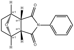 4,7-Epoxy-1H-isoindole-1,3(2H)-dione, hexahydro-2-phenyl-, (3aR,4S,7R,7aS)-rel- Structure