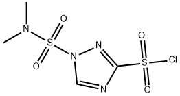 1H-1,2,4-Triazole-3-sulfonyl chloride, 1-[(dimethylamino)sulfonyl]- Structure