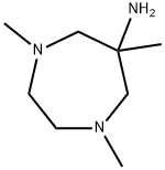 1H-1,4-Diazepin-6-amine, hexahydro-1,4,6-trimethyl- Structure