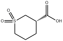 2H-Thiopyran-3-carboxylic acid, tetrahydro-, 1,1-dioxide, (S)- (9CI) 구조식 이미지