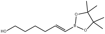 5-Hexen-1-ol, 6-(4,4,5,5-tetramethyl-1,3,2-dioxaborolan-2-yl)-, (E)- (9CI) Structure