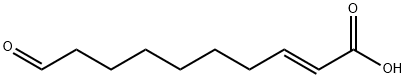 2-Decenoic acid, 10-oxo-, (E)- (9CI) Structure