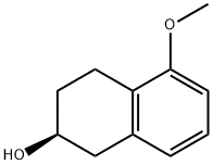 2-Naphthalenol, 1,2,3,4-tetrahydro-5-methoxy-, (2S)- Structure