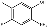 2-Amino-4-fluoro-5-methylphenol Structure