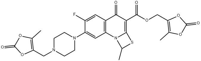 Prulifloxacin Impurity 구조식 이미지