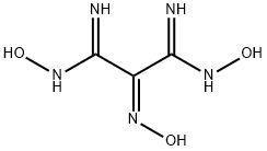 Propanediimidamide, N1,N3-dihydroxy-2-(hydroxyimino)- Structure