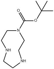 1H-1,4,7-Triazonine-1-carboxylic acid, octahydro-, 1,1-dimethylethyl ester Structure