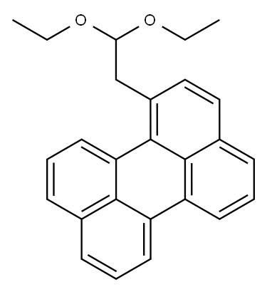 Perylene, 1-(2,2-diethoxyethyl)- Structure