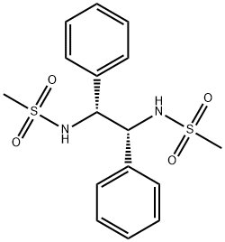 Methanesulfonamide, N,N'-[(1R,2R)-1,2-diphenyl-1,2-ethanediyl]bis- (9CI) Structure