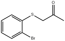 2-Propanone, 1-[(2-bromophenyl)thio]- 구조식 이미지