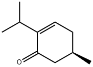 (5R)-5-methyl-2-(propan-2-yl)cyclohex-2-en-1-one 구조식 이미지