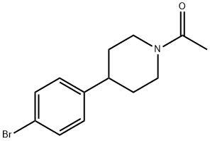 Ethanone, 1-[4-(4-bromophenyl)-1-piperidinyl]- Structure